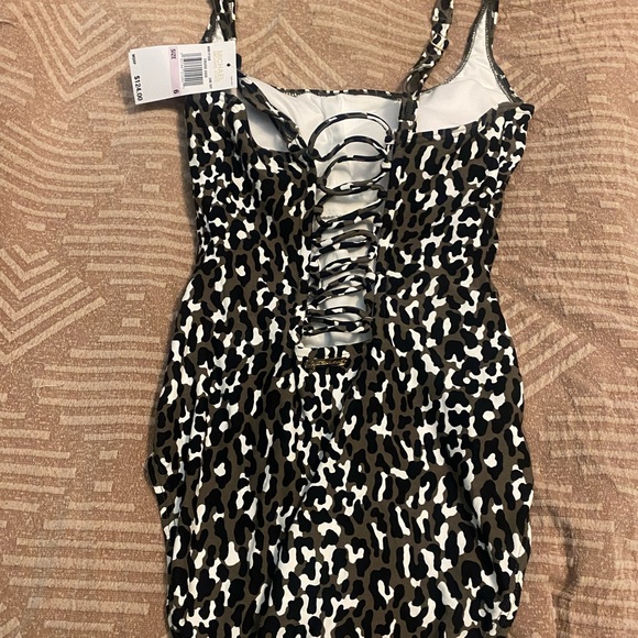 Michael Kors Leopard Print Swimsuit - Picture 2 of 3